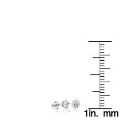 18K White Gold Solitaire Round Diamond Bezel Stud Earrings 0.25ct -Fashion Accessories Shop 18k gold solitaire round diamond bezel stud earrings 025ct rulerwh