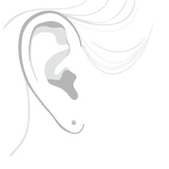 18K White Gold Solitaire Round Diamond Stud Earrings 0.25ct 12 18K White Gold Solitaire Round Diamond Stud Earrings 0.25ct -Fashion Accessories Shop 18k gold solitaire round diamond stud earrings 025ct bodwh