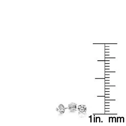 18K White Gold Solitaire Round Diamond Stud Earrings 0.25ct 13 18K White Gold Solitaire Round Diamond Stud Earrings 0.25ct -Fashion Accessories Shop 18k gold solitaire round diamond stud earrings 025ct rulerwh