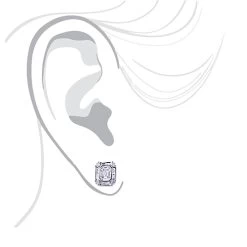 18K White Gold Unique VS Diamond Stud Earrings 2.01ct -Fashion Accessories Shop 18k gold unique vs diamond stud earrings 201ct 3