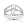 18K White Gold Women's Diamond Ring 1.70ct -Fashion Accessories Shop 18k gold womens diamond ring 170ct p 32022