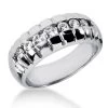 18K White Gold Women's Diamond Wedding Ring 0.53ct