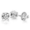 18K White Gold 4 Prong Round Diamond Stud Earrings 2ct -Fashion Accessories Shop 18k white gold 4 prong round diamond stud earrings 2ct p 22 wh