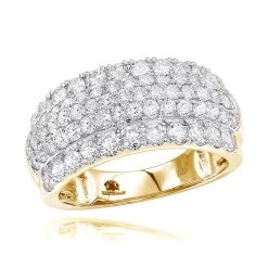 2 Carat Unique Diamond Wedding Band For Women 14K White Gold Ladies Cocktail Ring -Fashion Accessories Shop 2 carat unique diamond wedding band for women 14k gold ladies cocktail ring ye