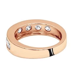 7 Stone Anniversary Ring 1.5 Carats 14K White Gold Diamond Wedding Band For Women -Fashion Accessories Shop 7 stone anniversary ring 15 carats 14k gold diamond wedding band for women 000793 backro