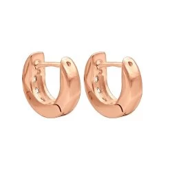 9mm Huggies 14K Yellow Gold Small Diamond Hoop Earrings For Children 0.15ct -Fashion Accessories Shop 9mm huggies real 14k gold small diamond hoop earrings for children 015ct 018004 backro 20211228