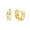 9mm Huggies 14K Yellow Gold Small Diamond Hoop Earrings For Children 0.15ct -Fashion Accessories Shop 9mm huggies real 14k gold small diamond hoop earrings for children 015ct 018004 mainye 20211228