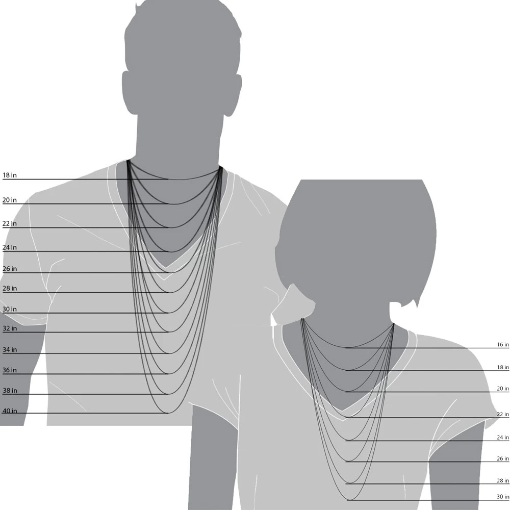 10K White Gold Moon Cut Chain Bracelet 5mm 7.5-9in 6 10K White Gold Moon Cut Chain Bracelet 5mm 7.5-9in - Image 4