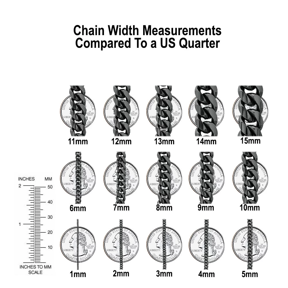 LUXURMAN Solid 14K White Gold Franco Chain For Men & Women 1.2mm Wide 11 LUXURMAN Solid 14K White Gold Franco Chain For Men & Women 1.2mm Wide - Image 9