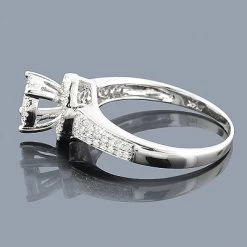 Affordable Diamond Engagement Ring 0.38ct 14K White Gold -Fashion Accessories Shop affordable diamond engagement ring 038ct 14k p 44704back