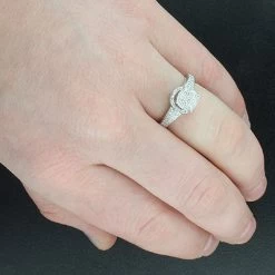 Affordable Diamond Engagement Ring 0.38ct 14K White Gold -Fashion Accessories Shop affordable diamond engagement ring 038ct 14k p 44704bod