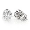 Affordable Diamond Studs 1.25ct Sterling Silver Cluster Earrings -Fashion Accessories Shop affordable diamond studs 127ct sterling silver cluster earrings 1