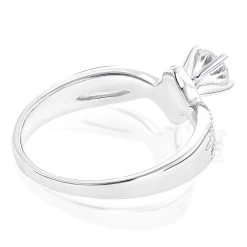 Affordable Engagement 14K White Gold Diamond Ring 0.34ct -Fashion Accessories Shop affordable engagement rings 14k gold diamond ring 34ct p 7169 backwh