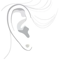 Affordable Real Diamond Heart Earrings Studs For Women & Girls 10K Yellow Gold -Fashion Accessories Shop affordable real diamond heart earrings studs for women girls solid 10k gold 501462 body yellow