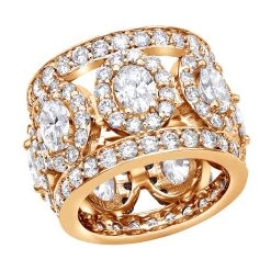 Unique 18K White Gold Designer Wide Diamond Eternity/Anniversary Band 9ct 10 Unique 18K White Gold Designer Wide Diamond Eternity/Anniversary Band 9ct -Fashion Accessories Shop anniversary rings unique 18k gold designer wide diamond eternity band 9ct ro