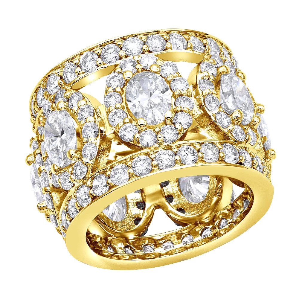 Unique 18K White Gold Designer Wide Diamond Eternity/Anniversary Band 9ct 4 Unique 18K White Gold Designer Wide Diamond Eternity/Anniversary Band 9ct - Image 2