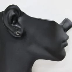 Black Diamond Earring Stud 0.50ct 14K White Gold -Fashion Accessories Shop black diamond earring stud 050ct 14k gold p 46798bod