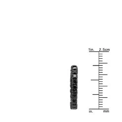 14K Black Plated Gold Black Diamond Hoop Earrings 1.93ct 13 14K Black Plated Gold Black Diamond Hoop Earrings 1.93ct -Fashion Accessories Shop black diamond jewelry 14k diamond hoop earrings 193ct p 35678 rulerbl