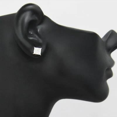 Buy Diamond Earrings For Less 0.2ct 10K White Gold Studs 4 Buy Diamond Earrings For Less 0.2ct 10K White Gold Studs - Image 2