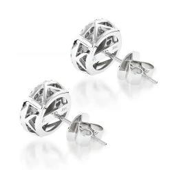 Cluster Diamond Earrings Studs G Color VS Clarity By Luxurman 1.5ct -Fashion Accessories Shop cluster diamond earrings studs g color vs clarity by luxurman 15ct backwh