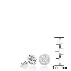 Cluster Diamond Earrings Studs G Color VS Clarity By Luxurman 1.5ct -Fashion Accessories Shop cluster diamond earrings studs g color vs clarity by luxurman 15ct rulerwh