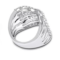 Ladies 3.50 Carat Diamond Cocktail Ring 14K White Gold 11 Ladies 3.50 Carat Diamond Cocktail Ring 14K White Gold -Fashion Accessories Shop cocktail rings ladies 4 carat diamond ring 14k gold backwh