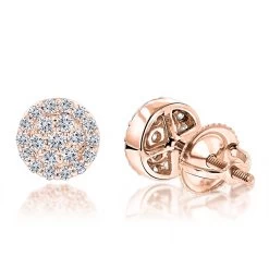 Designer 14K White Gold Cluster Diamond Stud Earrings 0.43ct -Fashion Accessories Shop designer 14k cluster diamond stud earrings 056ct p 6746 ro