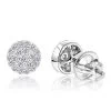 Designer 14K White Gold Cluster Diamond Stud Earrings 0.43ct -Fashion Accessories Shop designer 14k cluster diamond stud earrings 056ct p 6746 wh