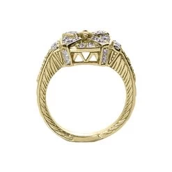 Designer Diamond And Ruby Ring 14K White Gold 0.48ctd 0.15ctr -Fashion Accessories Shop designer diamond and ruby ring 14k 048ctd 015ctr p 29660 back yellow