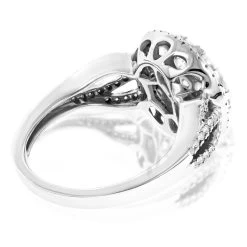 Designer Diamond Cluster 1.89ct Unique Engagement Rings -Fashion Accessories Shop designer diamond cluster ring 189ct unique engagement rings backwh