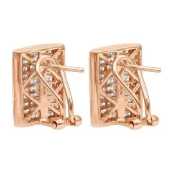 Designer Diamond Earrings 2.94ct 14K Yellow Gold -Fashion Accessories Shop designer diamond earrings 294ct 14k gold p 46434 backro