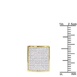Designer Diamond Earrings 2.94ct 14K Yellow Gold -Fashion Accessories Shop designer diamond earrings 294ct 14k gold p 46434 rulerye