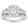 Designer Diamond Engagement Ring 1.61ct 14K White Gold -Fashion Accessories Shop designer diamond engagement ring 161ct 14k gold wh