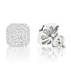 Designer Diamond Stud Earrings 1.21ct 14K White Gold -Fashion Accessories Shop designer diamond stud earrings 121ct 14k gold wh