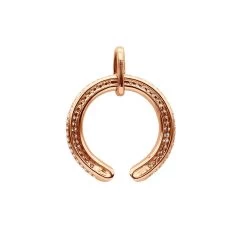 Designer Horseshoe Diamond Pendant Necklace For Women 14K Yellow Gold Good Luck Symbol 0.8ct -Fashion Accessories Shop designer horseshoe diamond pendant for women 14k gold good luck symbol 08ct 803213 backro