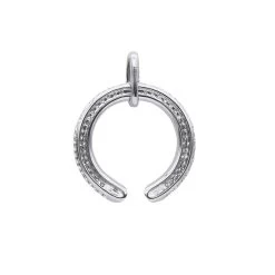 Designer Horseshoe Diamond Pendant Necklace For Women 14K Yellow Gold Good Luck Symbol 0.8ct -Fashion Accessories Shop designer horseshoe diamond pendant for women 14k gold good luck symbol 08ct 803213 backwh