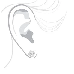 Large Designer Diamond Stud Earrings 1.75ct 14K White Gold -Fashion Accessories Shop designer studs large diamond earrings 175ct 14k gold bodwh