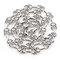 Diamond 14K White Gold Gucci Link Diamond Necklace 24in.-31in. -Fashion Accessories Shop diamond chains 14k gucci link diamond necklace 2452ct p 6902 backwh