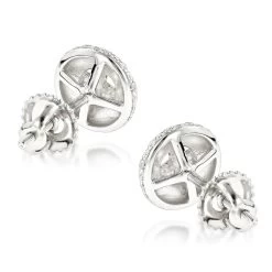 Halo Diamond Cluster Earrings 14K White Gold Studs 1.25ct 11 Halo Diamond Cluster Earrings 14K White Gold Studs 1.25ct -Fashion Accessories Shop diamond cluster earrings 14k 116ct studs p 43935 backwh