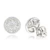 Halo Diamond Cluster Earrings 14K White Gold Studs 1.25ct -Fashion Accessories Shop diamond cluster earrings 14k 116ct studs p 43935 wh