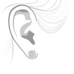 Diamond Cluster Stud Earrings 14K White Gold 1.38ct -Fashion Accessories Shop diamond cluster earrings 14k 138ct studs 2