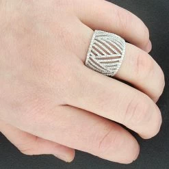 Diamond Cocktail Ring For Women 14K White Gold 1.25 Carats 7 Diamond Cocktail Ring For Women 14K White Gold 1.25 Carats -Fashion Accessories Shop diamond cocktail ring 125 p 38728bod