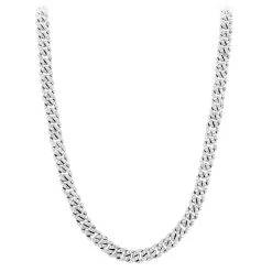 Luccello Iced Out Cuban Link Chain In Platinum 10.25ct