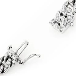 Luccello Iced Out Cuban Link Chain In Platinum 10.25ct -Fashion Accessories Shop diamond cuban link chain in platinum 1025ct iced out luccello jewelry 4