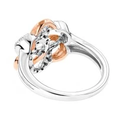 Diamond Flower Ring 10K White Gold 0.13ct Gold -Fashion Accessories Shop diamond flower ring in rose gold 018ct 10k gold backwh