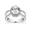 Diamond Platinum Engagement Ring 1.69ct 5.4mm