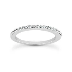 Ultra Thin Diamond Platinum Engagement Wedding Ring 0.30ct