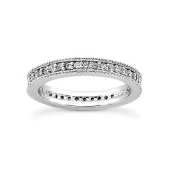 Diamond Platinum Eternity Band 0.84ct
