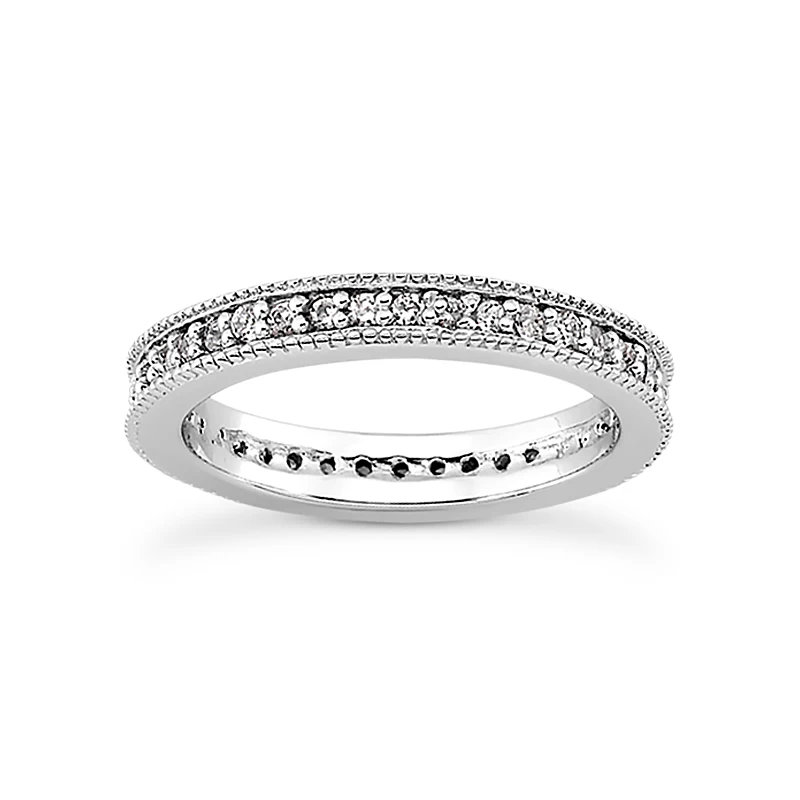 Diamond Platinum Eternity Band 0.84ct 3 Diamond Platinum Eternity Band 0.84ct