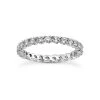 Diamond Platinum Eternity Band 4.55ct
